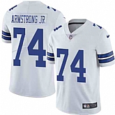 Nike Men & Women & Youth Cowboys 74 Dorance Armstrong Jr. White NFL Vapor Untouchable Limited Jersey,baseball caps,new era cap wholesale,wholesale hats